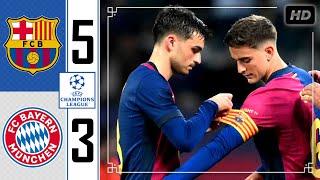 Barcelona vs Bayern Munchen 5-3 • Champions League Highlights & All Goals • Barcelona Tadi Malam