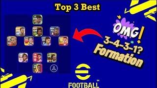 All New Top 3 Best Quick Counter Formation Update eFootball 2023 Mobile 424 available?