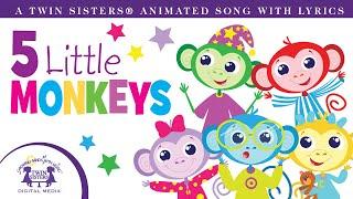 Five Little Monkeys - Animated Song with Lyrics!