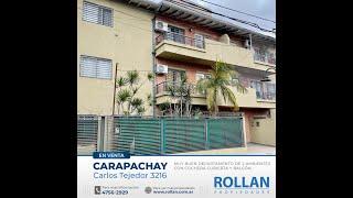 DEPARTAMENTO EN VENTA CARLOS TEJEDOR 3216 CARAPACHAY - ROLLAN PROPIEDADES