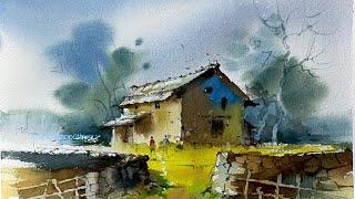 Watercolor demo by Prakashanputhur