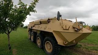 New Military Vehicle Arrives Mowag Piranha 8x8 - Back from TankFest