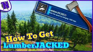 LumberJACKED Achievement | TIPS FOR BEGINNERS | MEDIEVAL DYNASTY (PC Friendly)