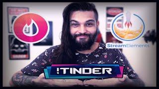 TINDER - COMANDOS PERSONALIZADOS STREAMELEMENTS - !tinder (Guia do Streamer)