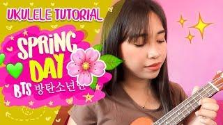 Spring Day 봄날 English (BTS 방탄소년단) Ukulele Tutorial