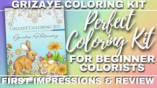 THE PERFECT COLORING KIT FOR BEGINNER COLORISTS | Grizaye Coloring Kit | Adult Coloring