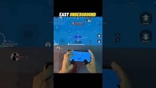 BGMI PUBG MOBILE EASY UNDERGROUND + RANK PUSH TIPS #shorts