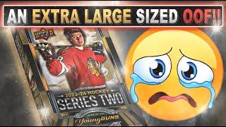 AN EXTRA LARGE OOF!!! - 23/24 Upper Deck Series 2 Hobby Box - Hockey Card Break