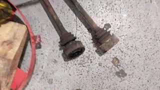 Porsche 928 - Removed rear drive shafts for rebuild by EMD Porsche Caringbah