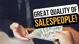 Great Quality Of Salespeople | Find The SECRET To Success In Sales