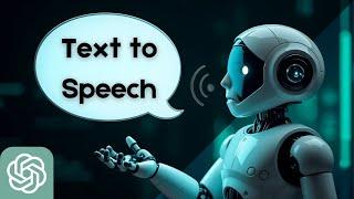 How to Convert Text to Speech Using OpenAI api