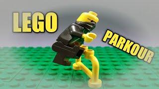 LEGO PARKOUR STUNTS- Short Stop-Motion Animation