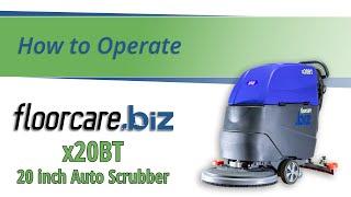 How to Operate the floorcare.biz x20BT