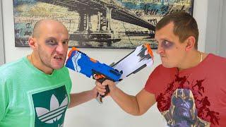 ПОДСТАВА от СТАРОГО. ФИНГАЛ под ГЛАЗОМ. NERF BROTHRES