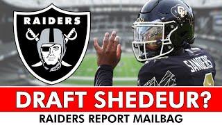 Should The Raiders Consider Drafting Shedeur Sanders? Raiders Rumors Mailbag