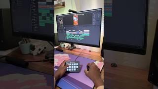 Editing in Davinci Resolve on easy mode! #editing #streamdeck #tech #davinciresolve #videography