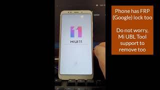 Bypass Xiaomi account MIUI 11 android 10 using Mi UBL Tool