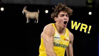 Everytime Mondo Duplantis has broken the World Record (so far)