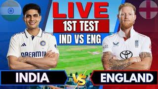  INDIA vs ENGLAND 1st TEST Day 4 | Live Cricket Match Score Today | IND vs ENG Live | 2nd Session