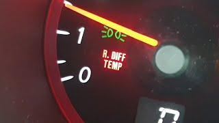 Subaru Tribeca, R. DIFF TEMP. Naprawa migającej kontrolki temperatury dyferencjału.