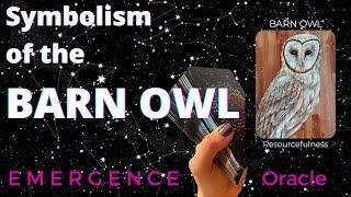  Spiritual Meaning of Barn Owl Spirit Guide, Emergence Oracle Deck 