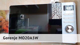 Микроволновая печь Gorenje MO20A3W. Распаковка и краткий обзор.