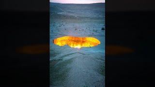 The Gates Of Hell Crater Has Been Burning Since The 1970s #shorts