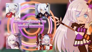Fandoms react to Kiana Kaslana || Gacha reaction video || Honkai Impact 3rd || READ DESC