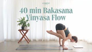 40 Minute Vinyasa Flow, working into Bakasana/Crow Pose