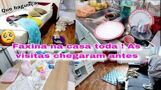 QUE BAGUNÇA  FAXINA COMPLETA NA CASA TODA | LIMPEZA PESADA| ORGANIZAÇÃO| LIMPEZA PESADA