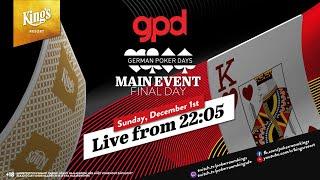 ️ Finaltag des €199 German Poker Days Main Events - ️Stefan Hachmeister 