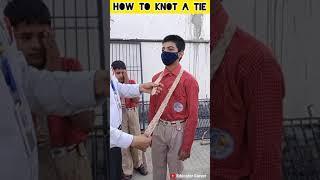 How to Knot a Tie  #shorts #sarversir