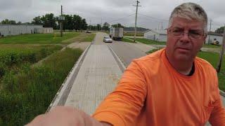 #783 Steel Plate Ugly Plastic Pipe Rolled Roofing The Life of a Owner Operator Flatbed Truck Driver