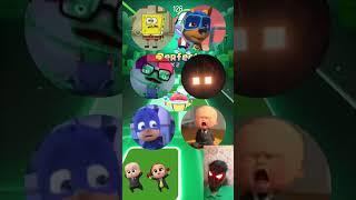 Spongebob, Paw Patrol, Gummy Bear, House Head, Pj Mask, Baby Boss l Tiles Hop 338