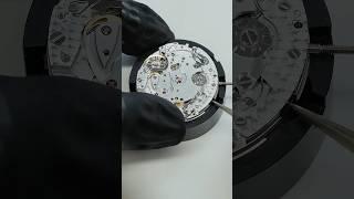 IWC watchmaker Sabrina Herzog assembles the new Pilot's Watch Performance Chronograph 41