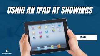 The best agents use an iPad to do this for their clients...