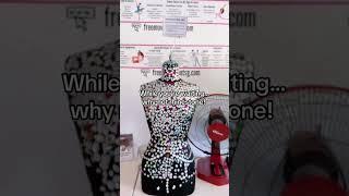 Sparkle your way through the wait!  #rhinestones #dance