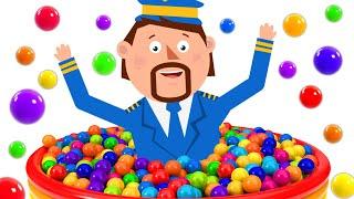 Educational Videos For Kids | Learn Colors, Numbers And Vehicles | Captain Discovery