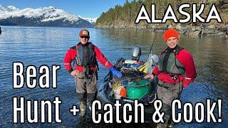 Alaska Bear Hunt, Seafood Catch, Process & Cook