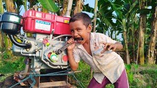 water pump machine start video। Around Skills life। How To Machine Start.