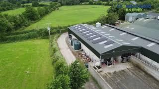 Powering a 200-cow dairy herd with TAMs Solar PV is Tipperary farmer, Ted O’Sullivan.