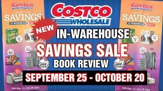 COSTCO NEW IN-WAREHOUSE SAVINGS BOOK REVIEW for OCTOBER 2024! LET'S CHECK IT OUT!️