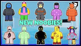 HOW TO FIND ALL 18 NEW NOOBIES in  Find The Noobies Morphs | ROBLOX