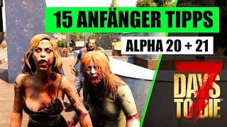 15 Anfänger Tipps für 7 Days To Die - Neueinsteiger Tutorial / Guide Deutsch