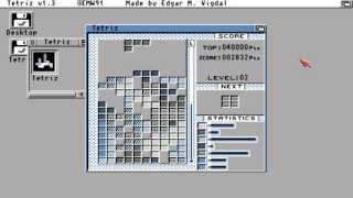 AMIGA Tetriz OTHER GAME By Edgar M Vigdal v1.3 WB In 1991 AMIGA AGA PLAYED PD m ALE adf zip