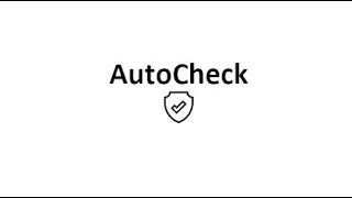 AutoCheck: How to use it