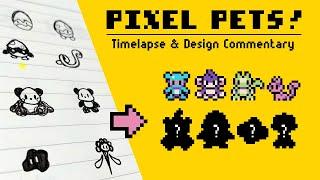 Designing 4 NEW pets for our game! | Pixel Art & Animation