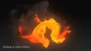 Animation - Fire Dragon FumeFX Test HD 2014