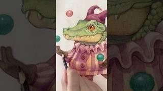  +  mixed media character #watercolor #painting #illustration #anime #manga #arte #art