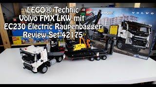 Review LEGO Volvo FMX LKW mit EC230 Electric Raupenbagger (Technic Set 42175)